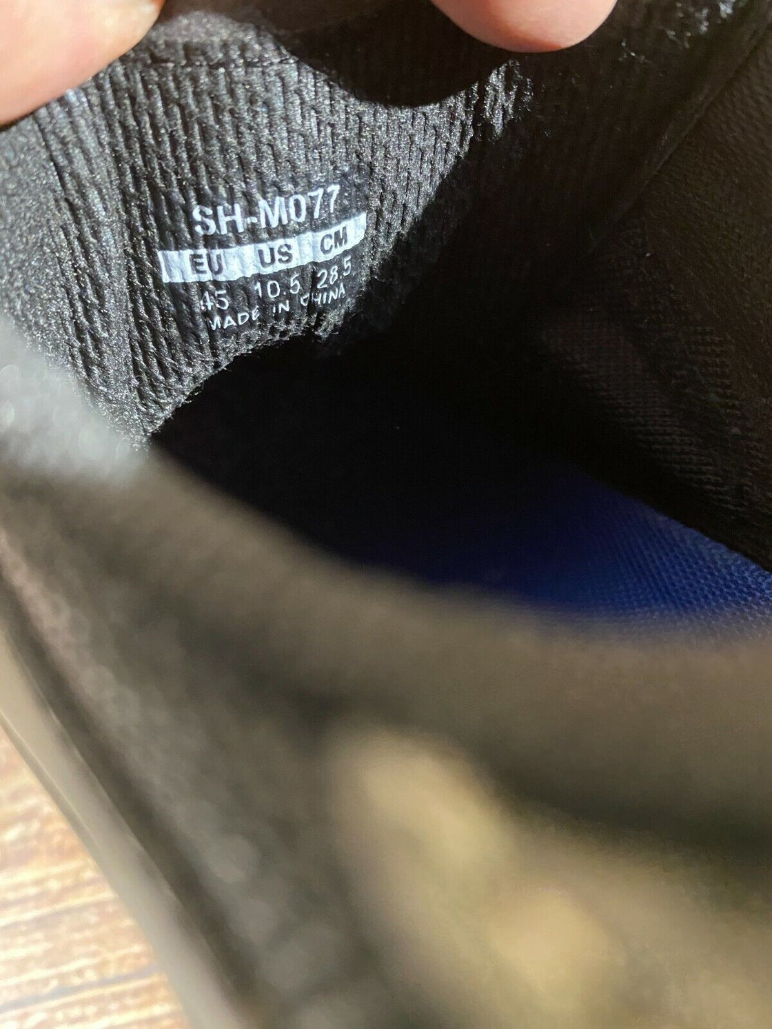 SHIMANO M077 Cycling MTB Shoes Mountain Bike Boots EU45 US10.5 Mondo 285 cs1121