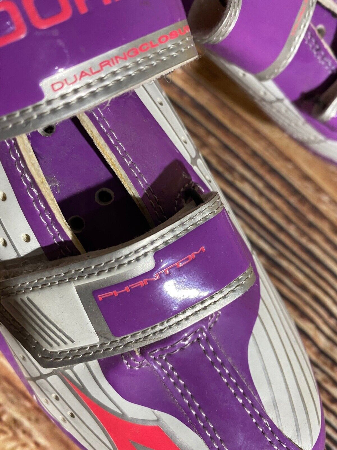 DIADORA Road Cycling Shoes Bicycle Shoes Ladies Size EU40 US8.5 Mondo 245  cs830