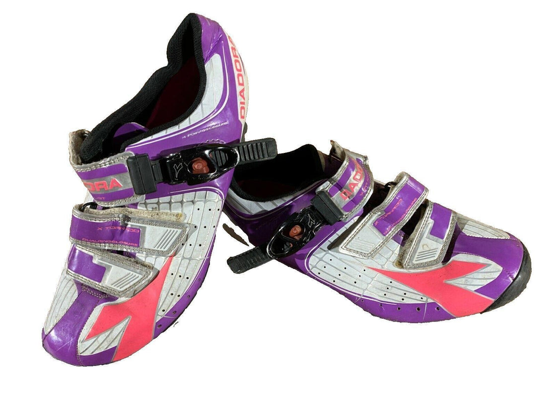 DIADORA X-Tornado Cycling MTB Shoes Mountain Bike EU39 US8 Mondo 242 cs983
