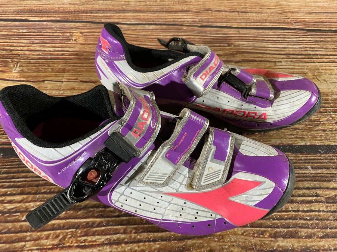 DIADORA X-Tornado Cycling MTB Shoes Mountain Bike EU39 US8 Mondo 242 cs983