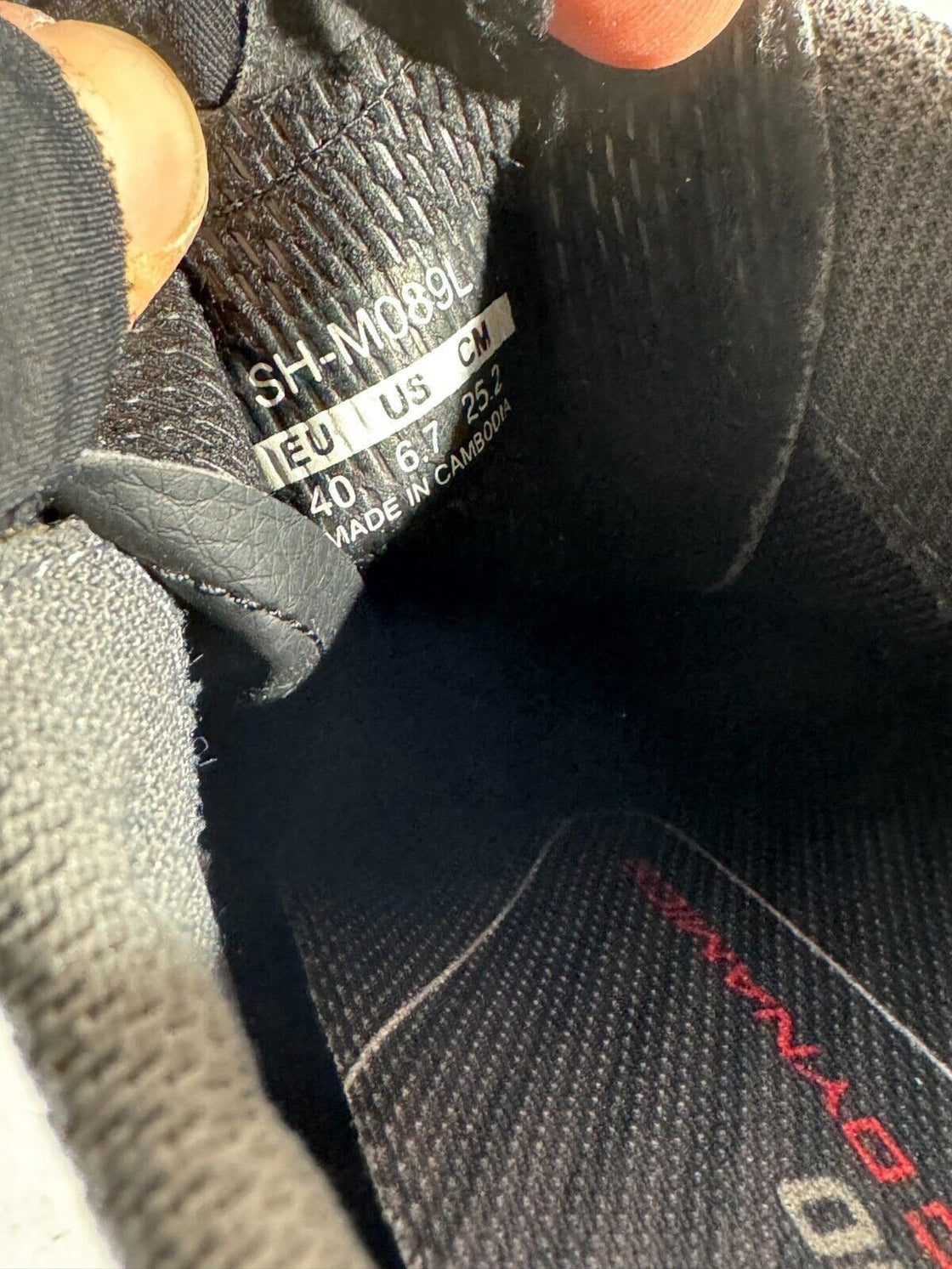 SHIMANO M089 Cycling MTB Shoes Mountain Bike EU40 US6.7 Mondo 252 cs323