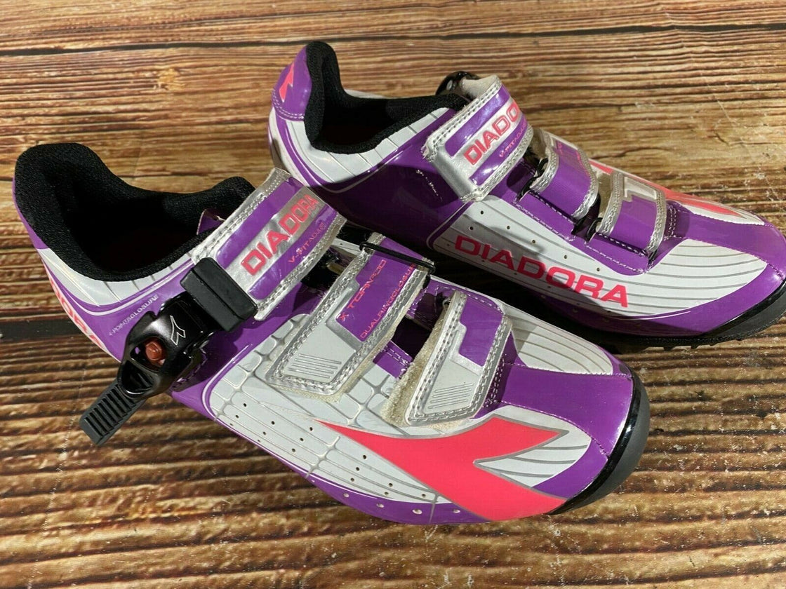DIADORA Cycling MTB Shoes Mountain Bike Ladies EU39 US8 Mondo 240 cs1026