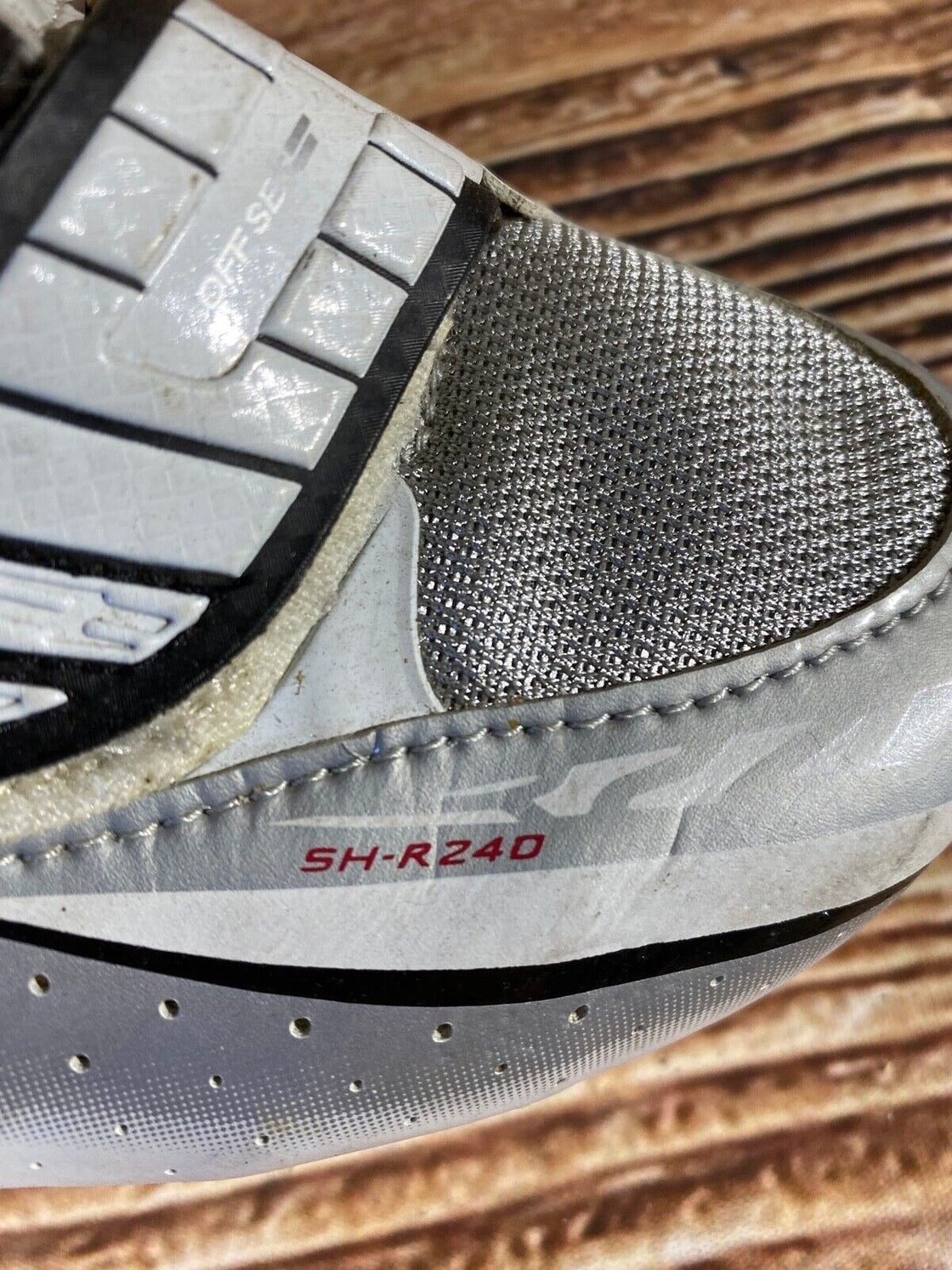 SHIMANO R240 Carbon Road Cycling Shoes Biking Size EU44 US9.7 Mondo 278 cs930