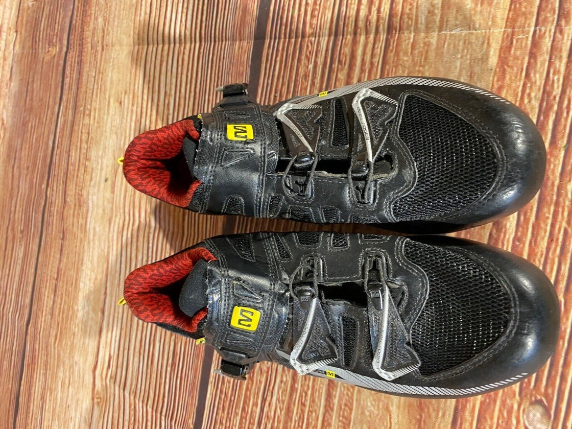 MAVIC Carbon Road Cycling Shoes 3 Bolts Size EU43 1/3  US9.5 Mondo 275 cs780