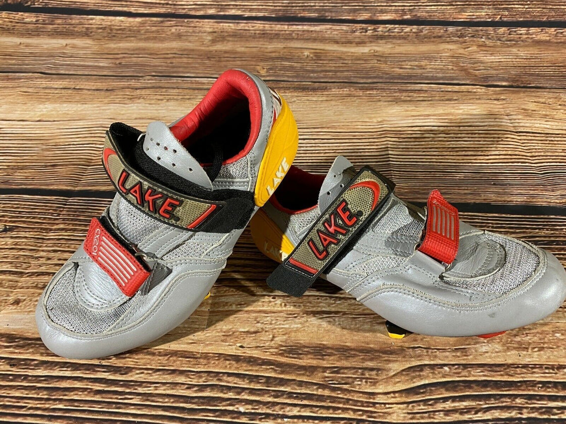 LAKE Vintage Road Cycling Shoes Biking Boots Size EU41 US7 Mondo 256 cs770