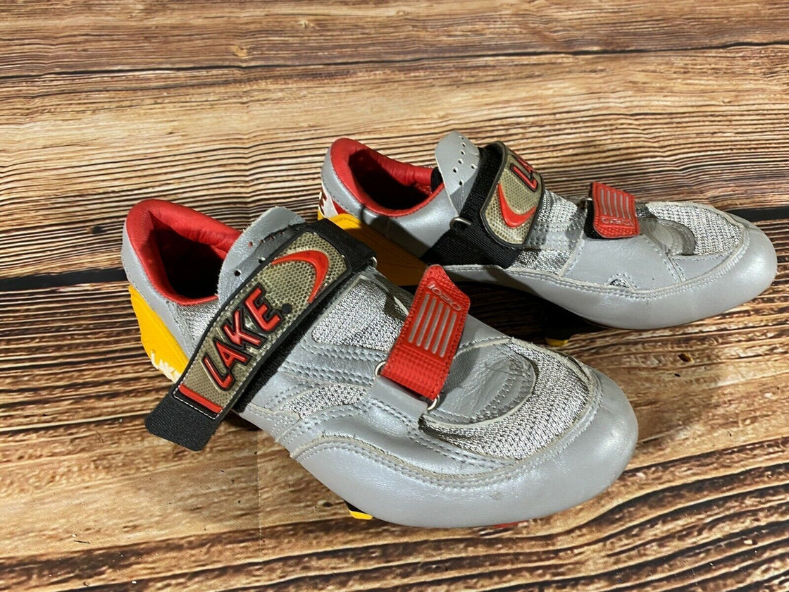 LAKE Vintage Road Cycling Shoes Biking Boots Size EU41 US7 Mondo 256 cs770