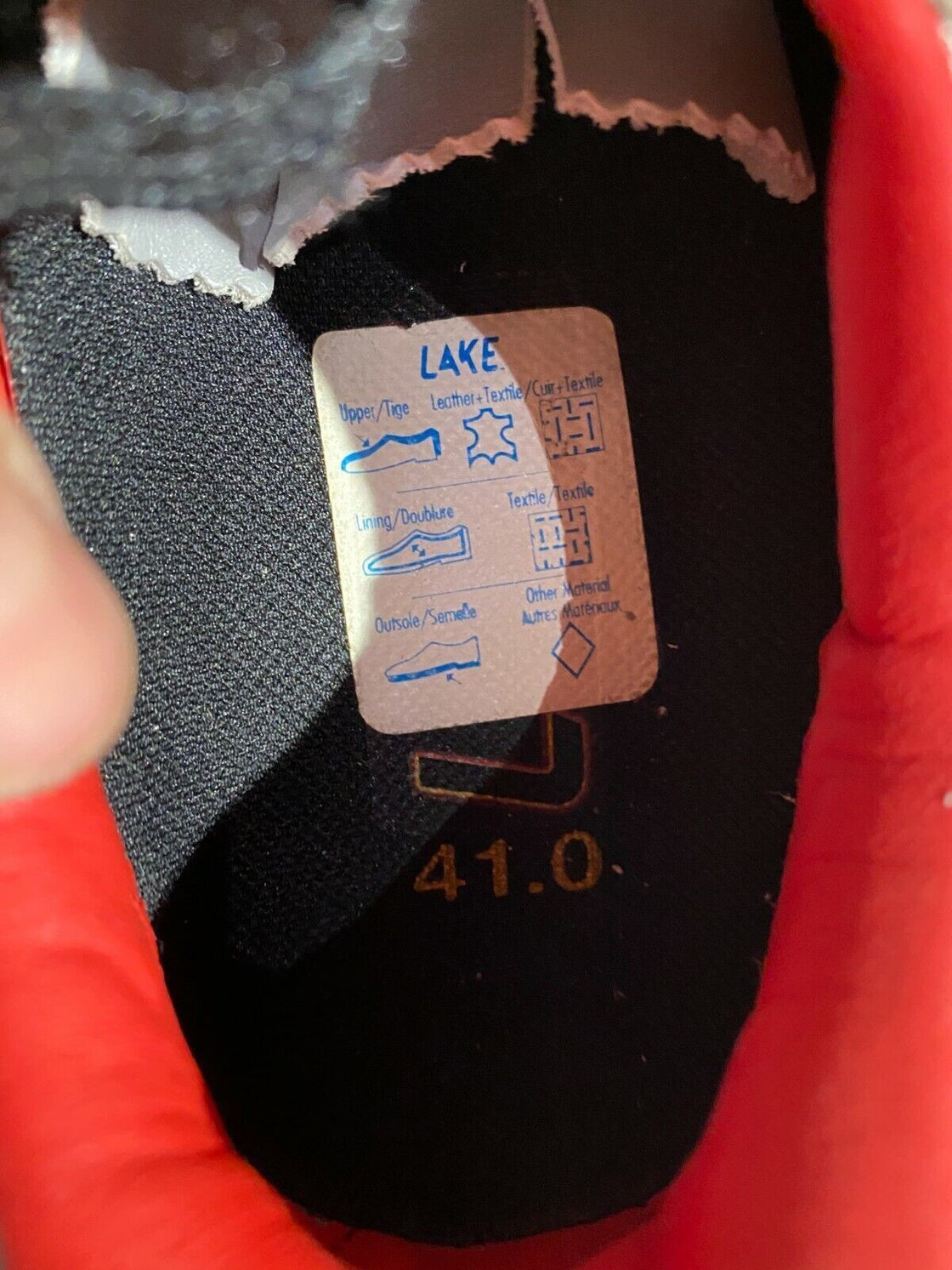 LAKE Vintage Road Cycling Shoes Biking Boots Size EU41 US7 Mondo 256 cs770