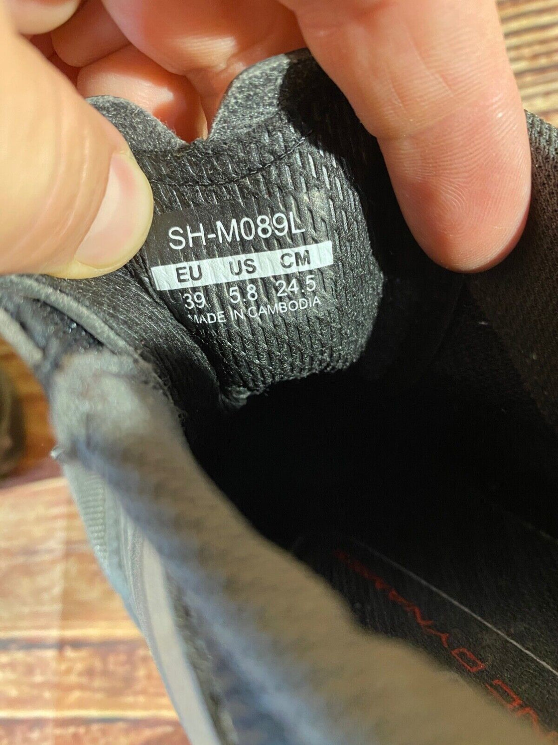 SHIMANO M089 Cycling MTB Shoes Mountain Bike Boots EU39 US5.8 Mondo 245 cs1164