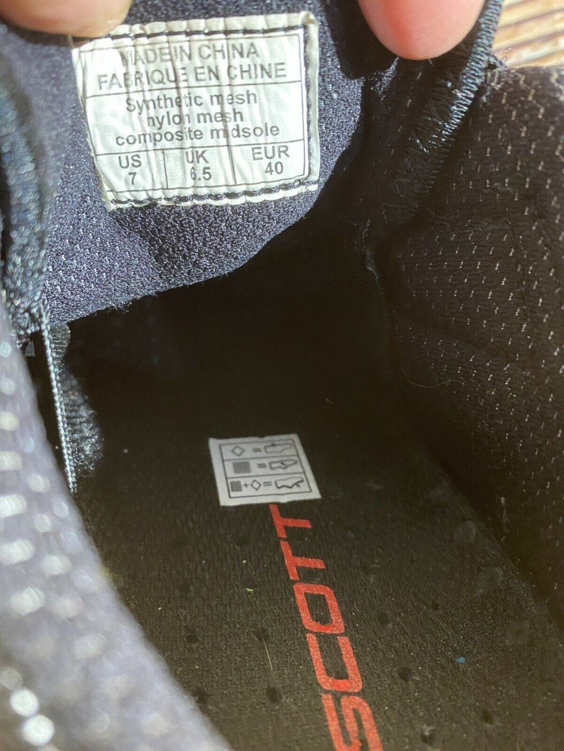 SCOTT Comp Cycling MTB Shoes Mountain Bike Boots Size EU40 US7 Mondo 258 cs1006