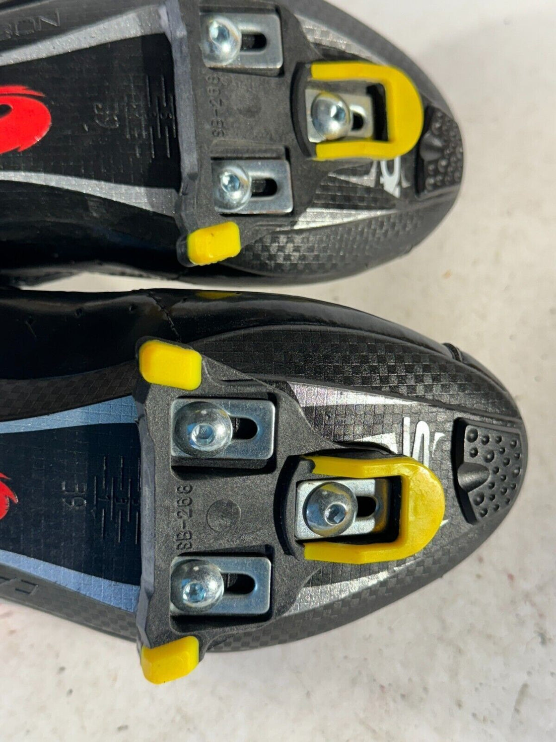 SIDI Carbon Road Cycling Shoes 3 Bolts Ladies EU39 US6 Mondo 238 cs573