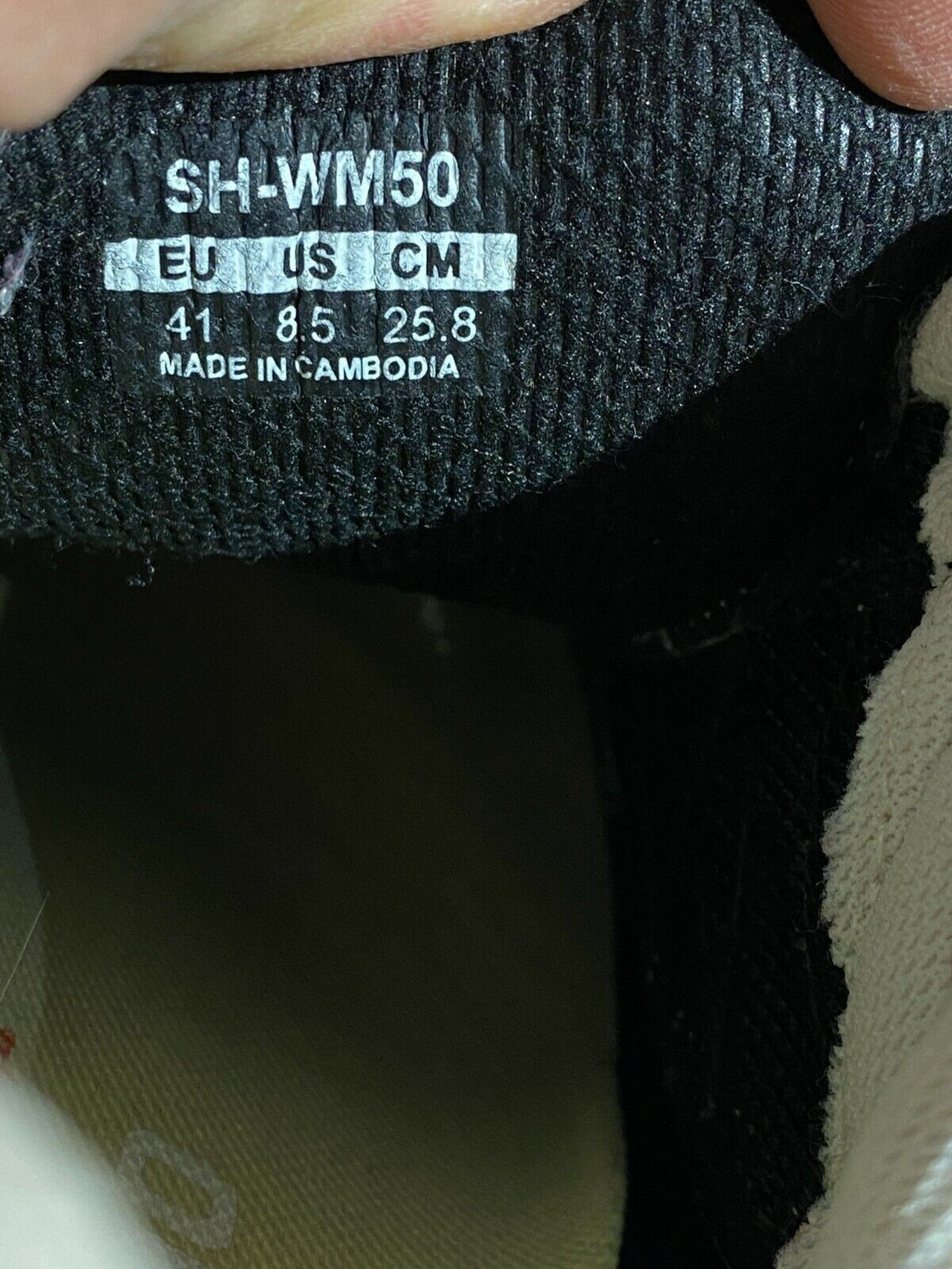 SHIMANO MW50 Cycling MTB Shoes Mountain Bike Ladies EU41 US8.5 Mondo 260 cs1124