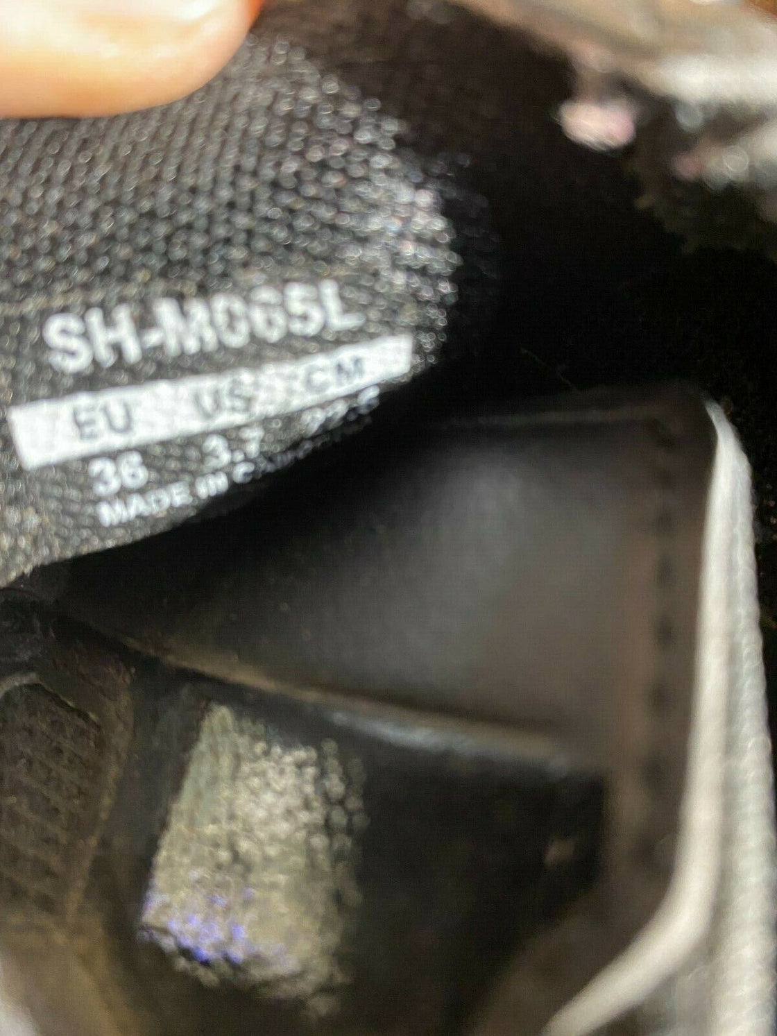 SHIMANO M065 Cycling MTB Shoes Mountain Bike Boots EU36 US3.7 Mondo 225 cs1158