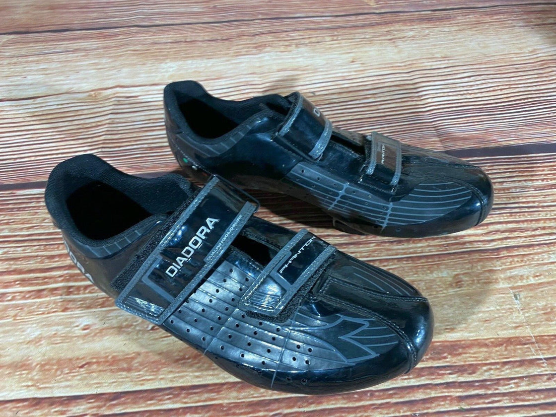 DIADORA Phantom Road Triathlon Cycling Shoes Size EU43 US9.5 Mondo 270 cs904