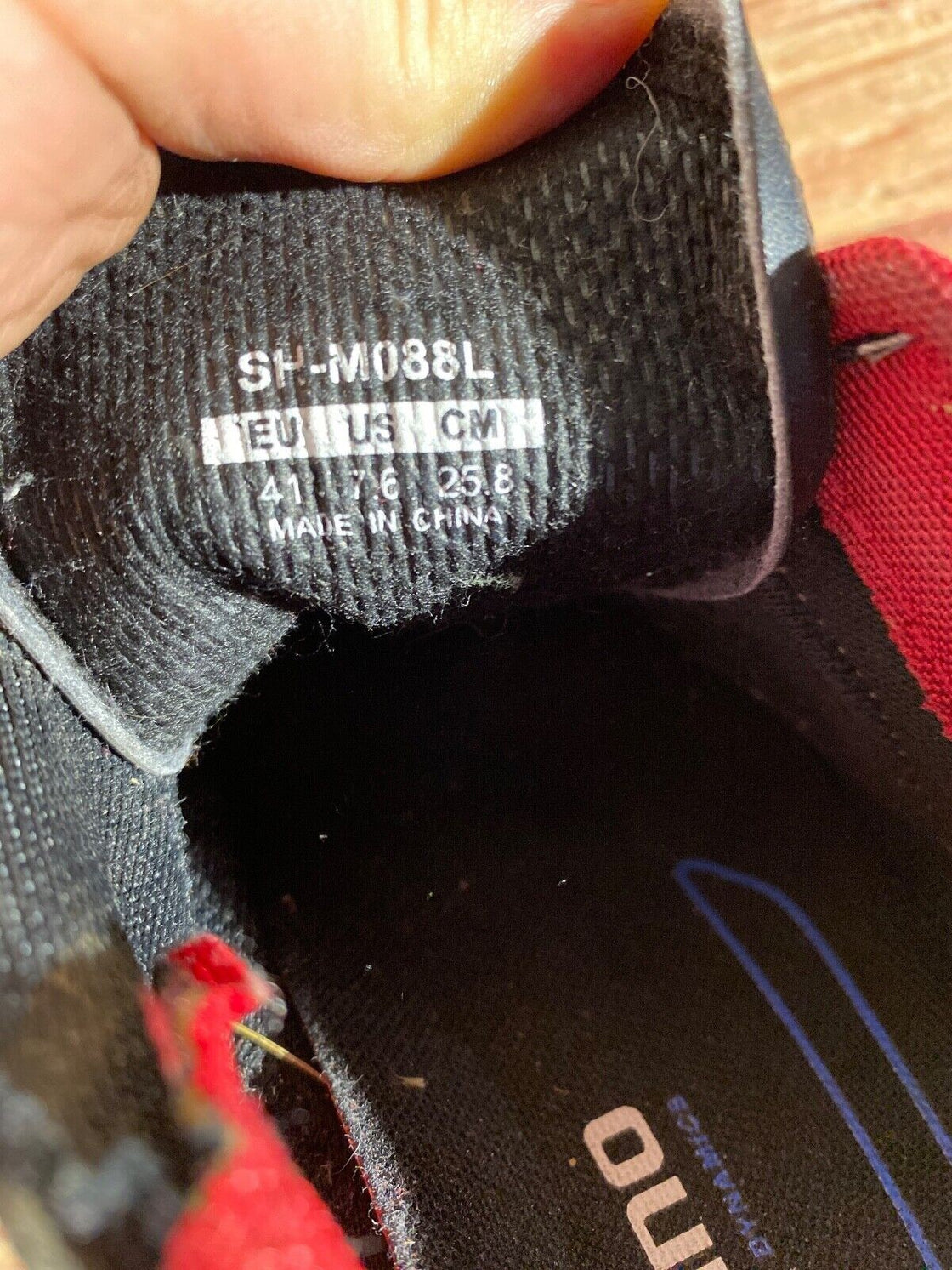 SHIMANO M088 Mtb Cycling Shoes Mountain Bike Size EU41 US7.6 Mondo 258 cs1173