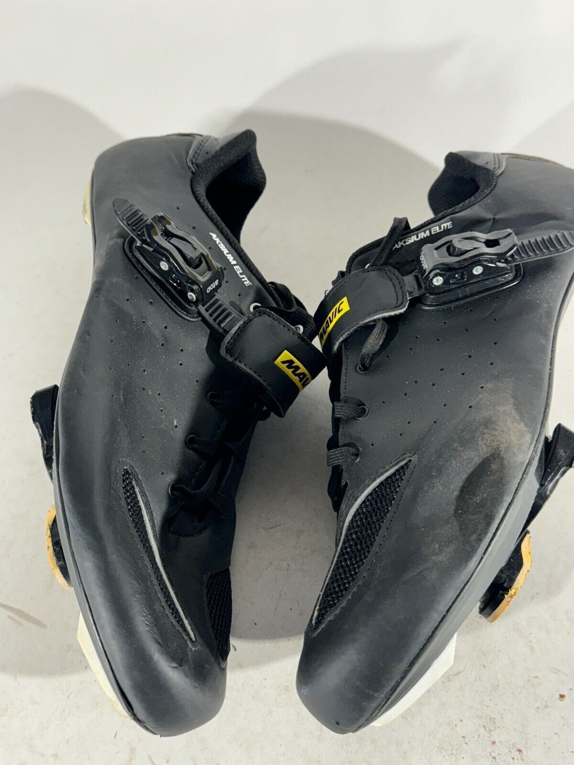 MAVIC Aksium Carbon Road Cycling Shoes Boots 3 Bolts EU46 US11.5 Mondo 295 cs479