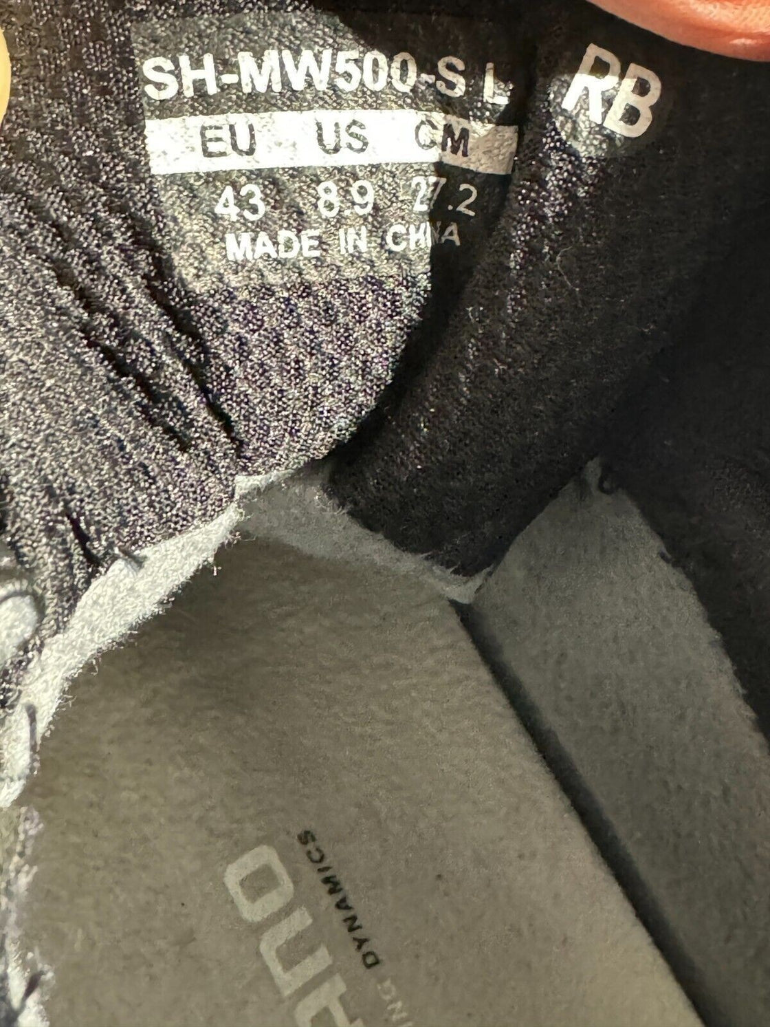 SHIMANO MW500 Winter Cycling MTB Shoes Mountain Bike EU43 US8.9 Mondo 278 cs370