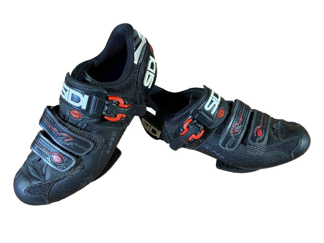 SIDI S-PRO Carbon Road Cycling Shoes Biking Boots EU40 US6.5 Mondo 244 cs882