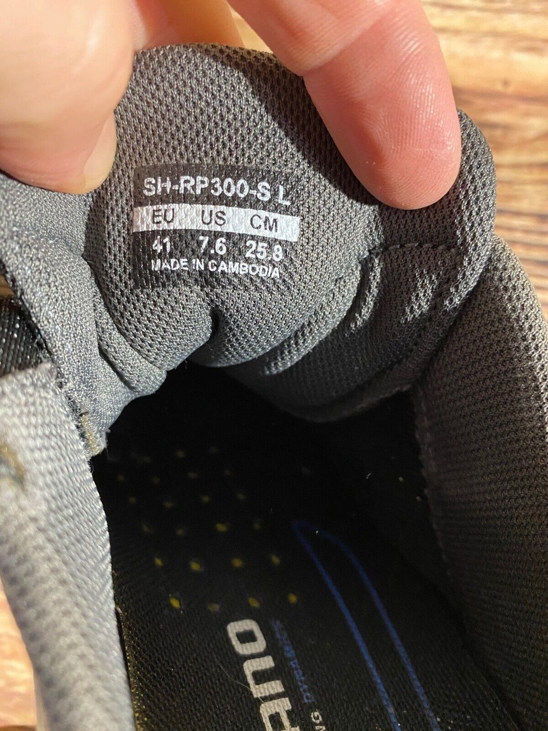 SHIMANO RP3 Road Cycling Shoes Biking Boots Size EU41 US7.6, Mondo 256 cs942