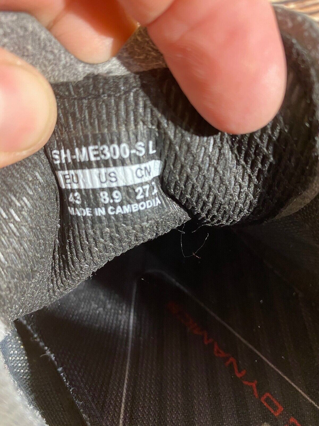 SHIMANO ME3 Cycling MTB Shoes Mountain Bike Boots EU43 US8.9  Mondo 272 cs1118