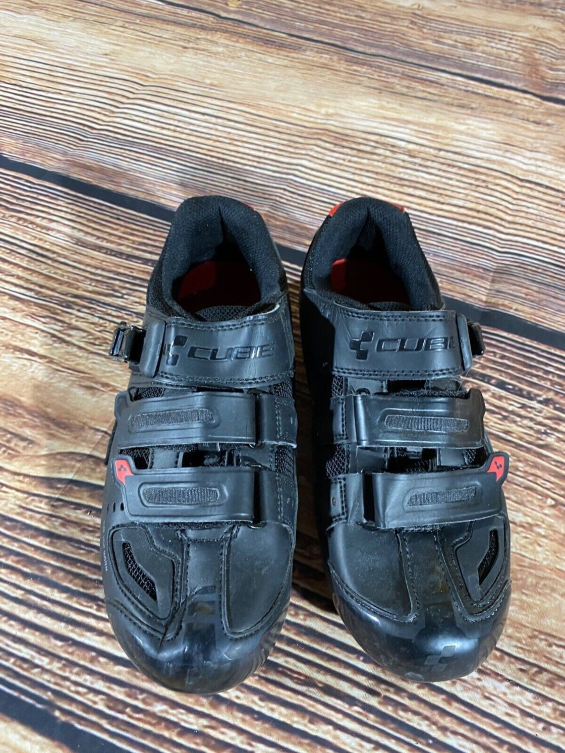 CUBE Road Cycling Shoes Biking Boots 3 Bolts Size EU38 US5.5 Mondo 240  cs819