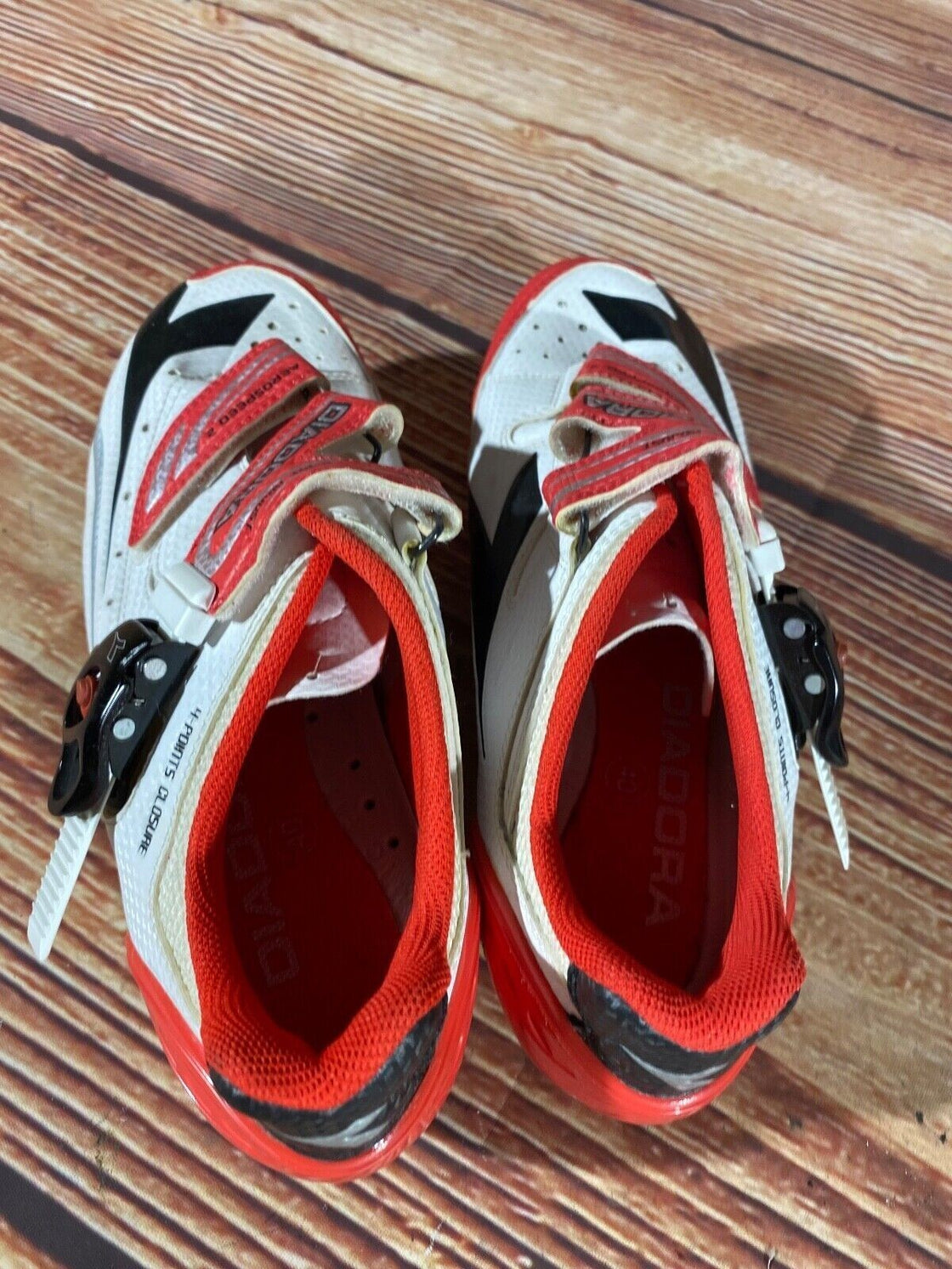 DIADORA Aero Speed Triathlon Road Cycling Shoes Size EU40 US7 Mondo 255  cs820