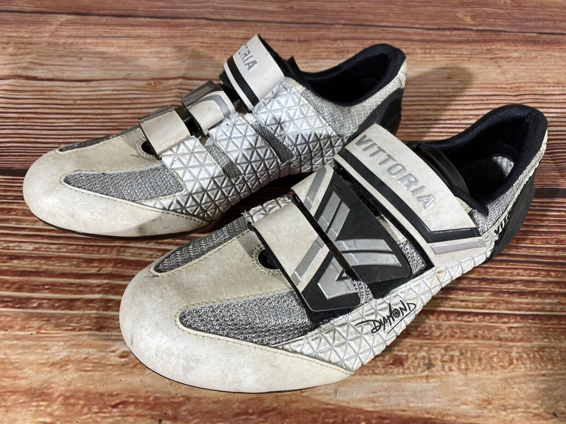 VITTORIA Diamond  Road Cycling Shoes Size 3 Bolts EU44 US10 Mondo 275 cs791