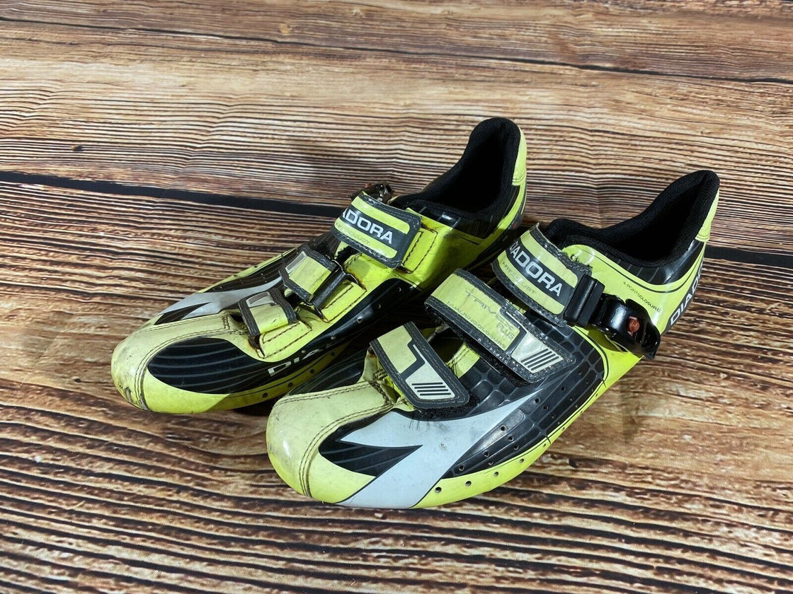 DIADORA Trivex Road Cycling Shoes Biking Boots Size EU44 US10 Mondo 278  cs824