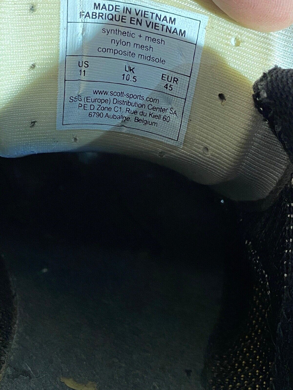 SCOTT Comp Road Cycling Shoes 3 Bolts Unisex Size EU45  US11 Mondo 290 cs751