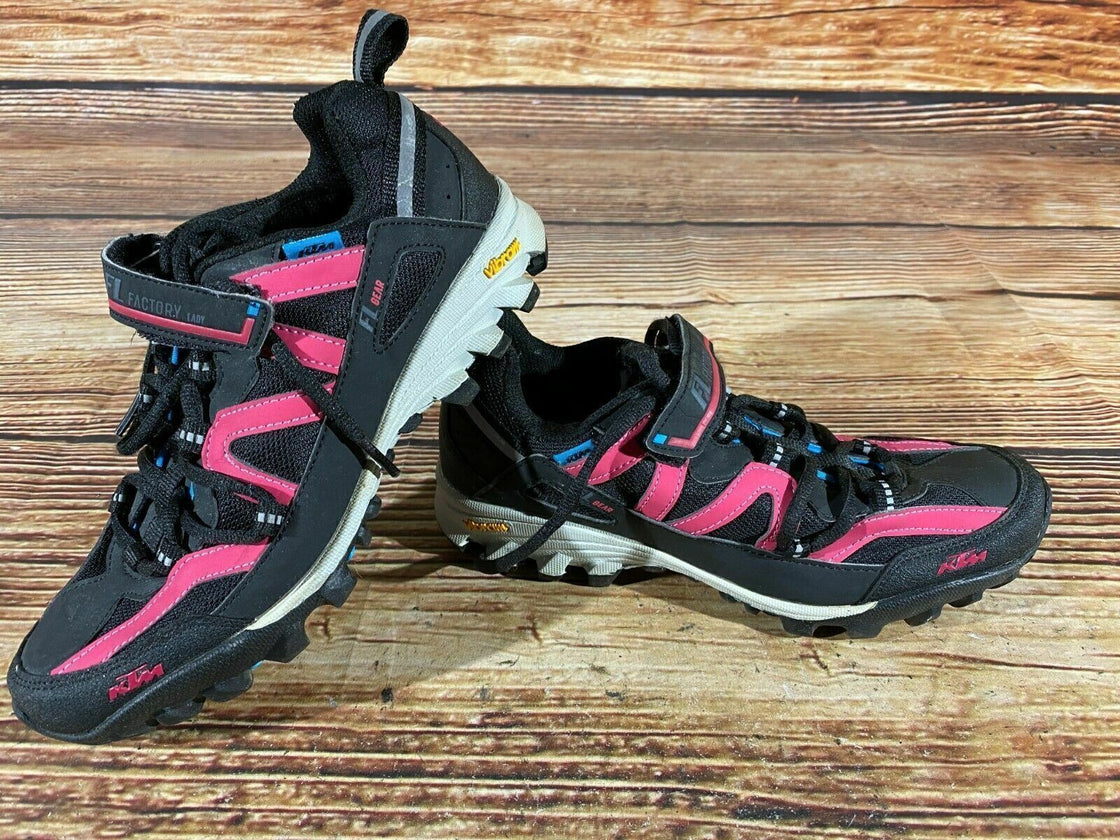 KTM FL Factory Cycling MTB Shoes Mountain Bike Ladies EU38 MTB Shoes cs1204