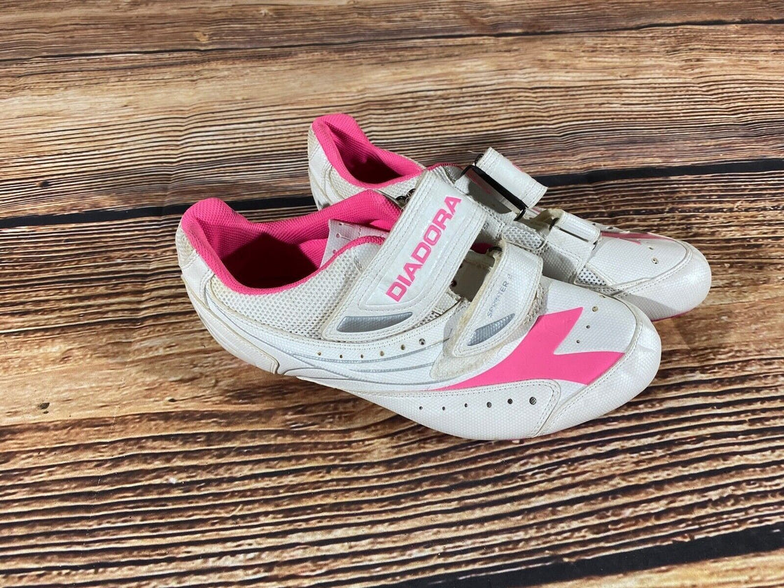DIADORA Road Cycling Shoes Bicycle Shoes Ladies Size EU41 US9.5 Mondo 250  cs835