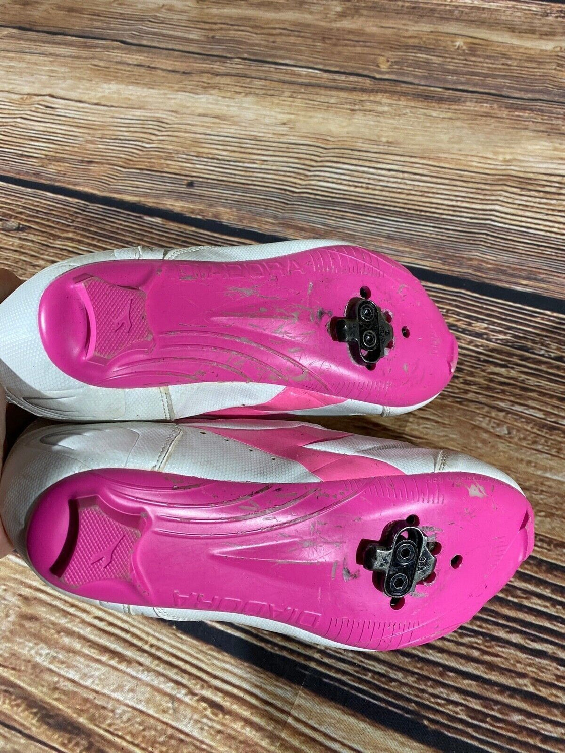DIADORA Road Cycling Shoes Bicycle Shoes Ladies Size EU41 US9.5 Mondo 250  cs835