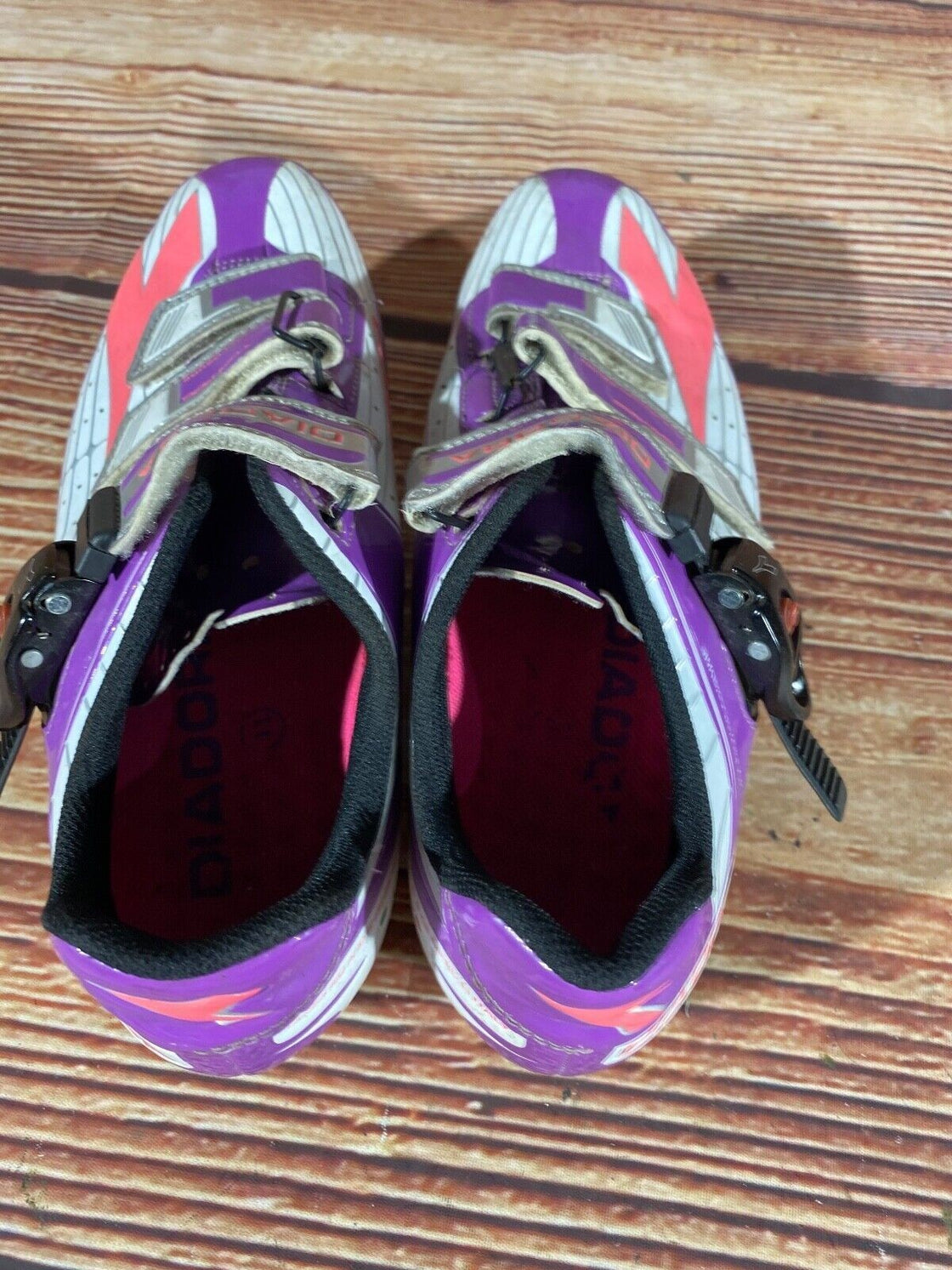 DIADORA Tornado Road Cycling Shoes Road Ladies Size EU41 US9.5 Mondo 254 cs902