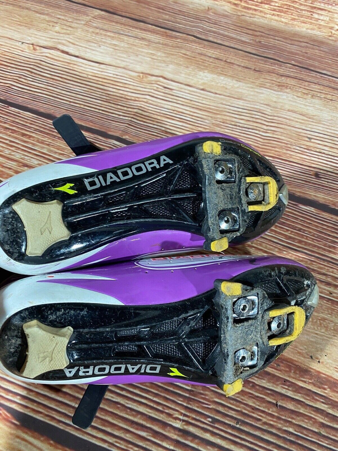 DIADORA Tornado Road Cycling Shoes Road Ladies Size EU41 US9.5 Mondo 254 cs902