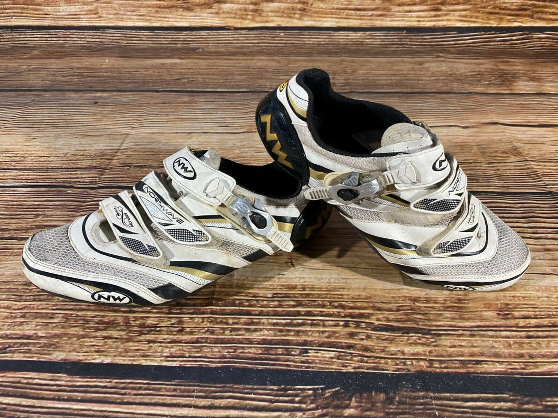 NORTHWAVE Road Cycling Shoes Clipless Biking Boots Size EU43 with Cleats cs887