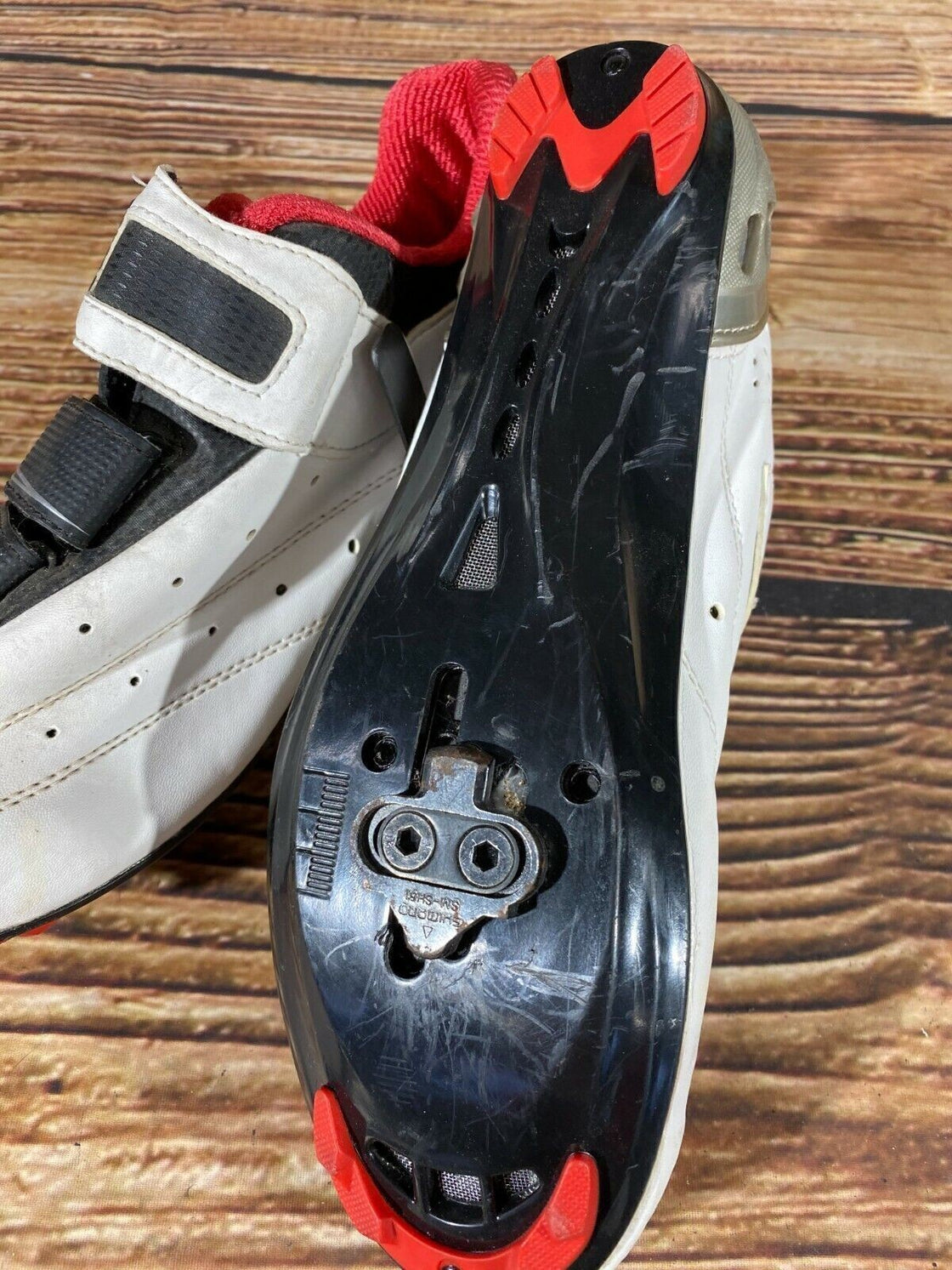 Road Cycling Shoes Road Bike 2 / 3 Bolts Size EU41 with SPD Cleats cs1241