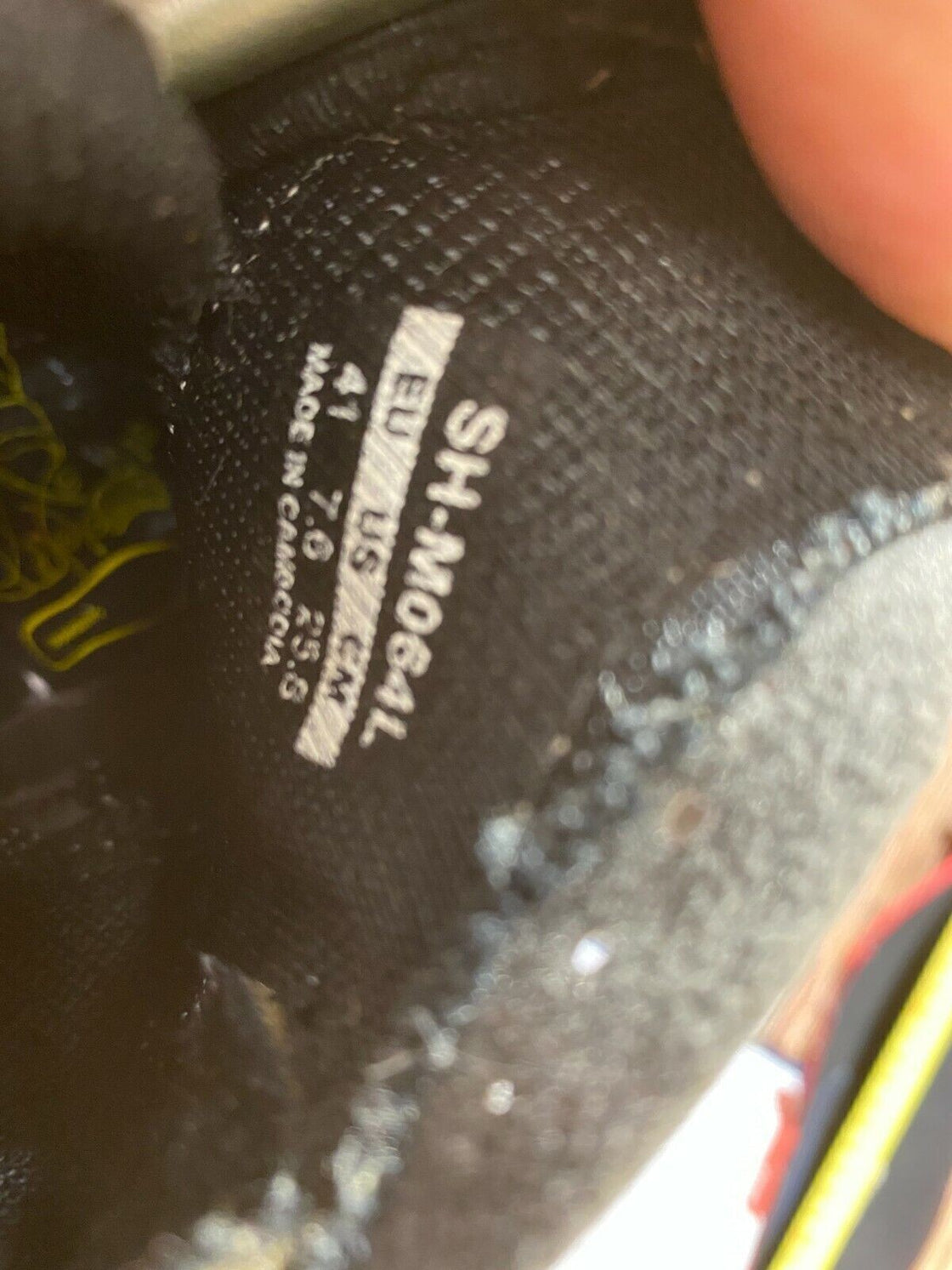 SHIMANO M064L Cycling Shoes MTB Mountain Biking Boots Size EU41 With SPD  cs1247