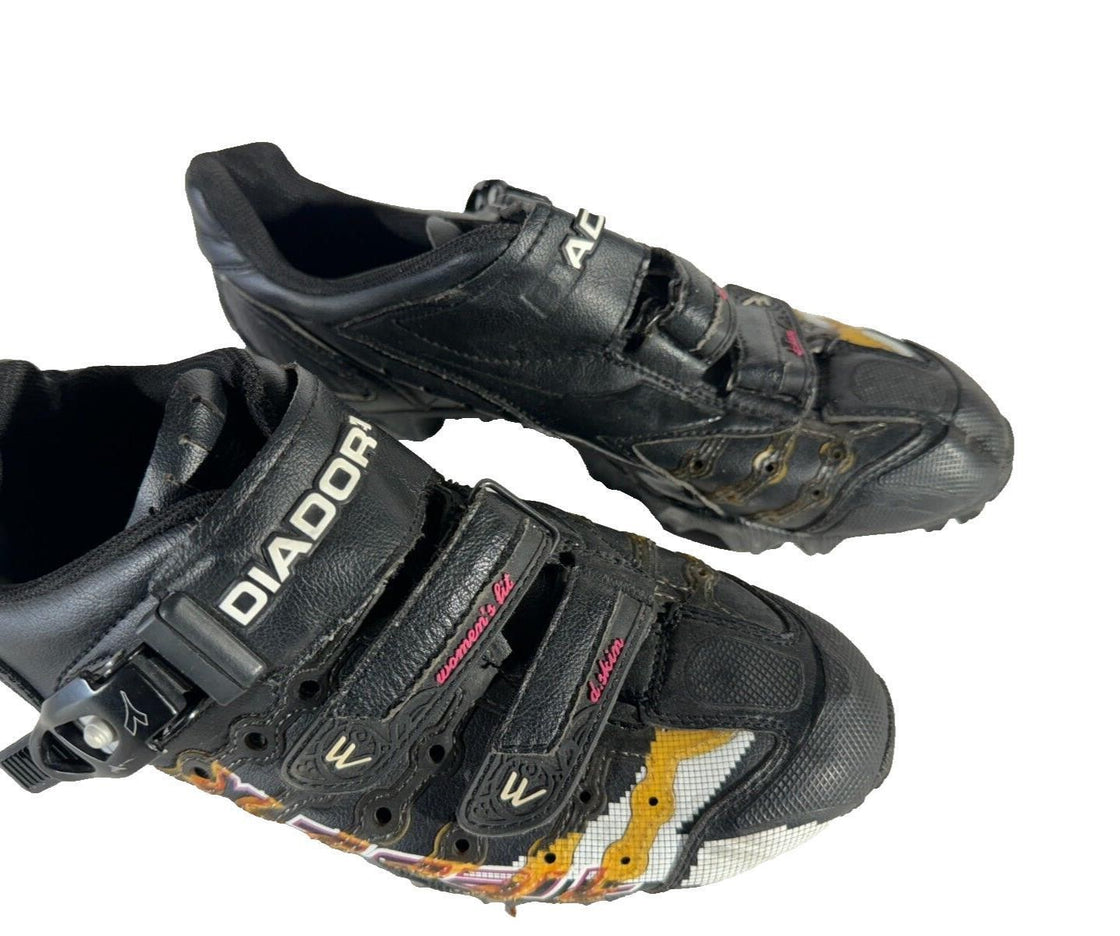 DIADORA X-Trail Cycling Shoes MTB Bike Boots Ladies EU39 US8 Mondo 240 cs186