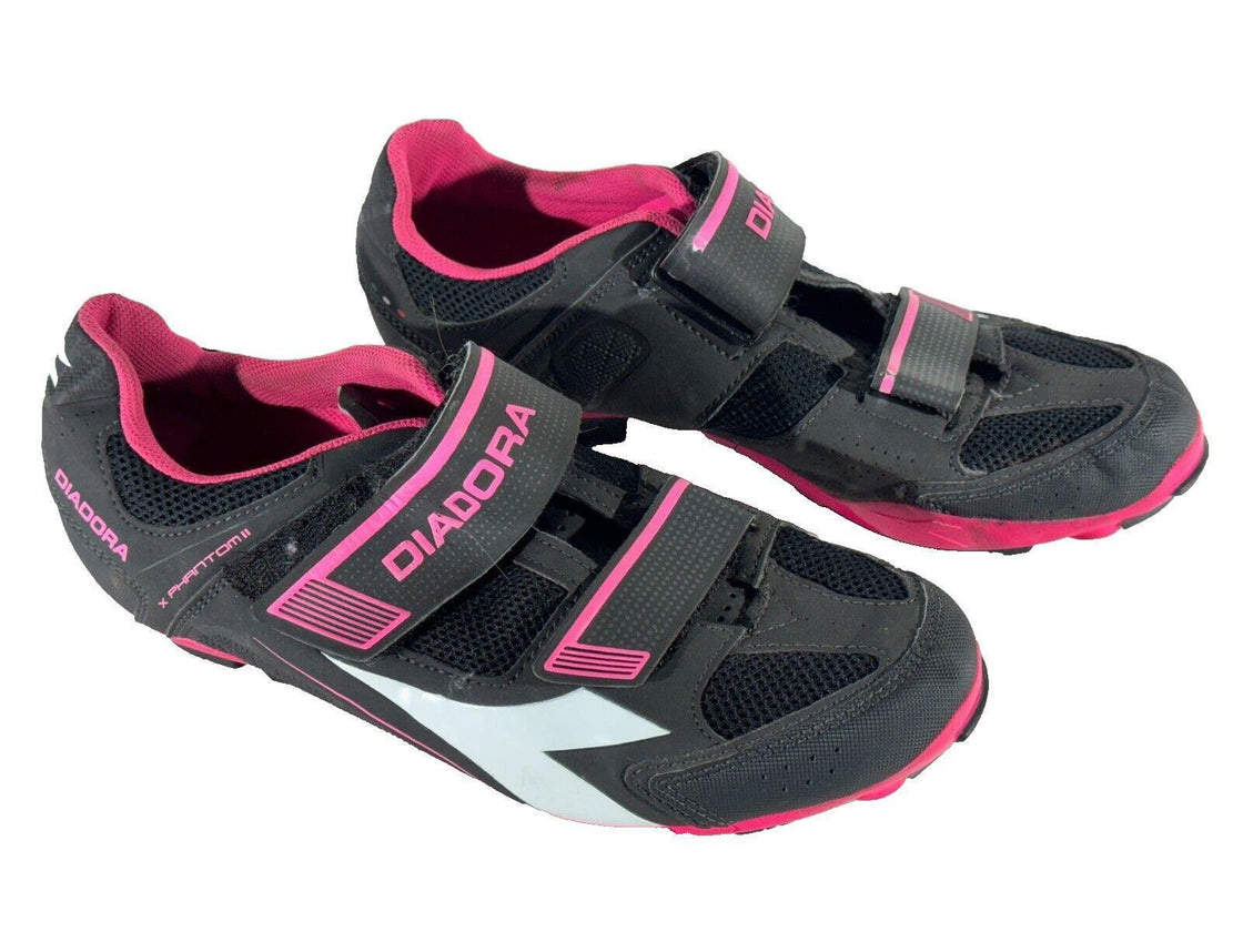 DIADORA X-Phantom Cycling Shoes MTB Bike Boots Ladies EU41 US9.5 Mondo 255 cs198