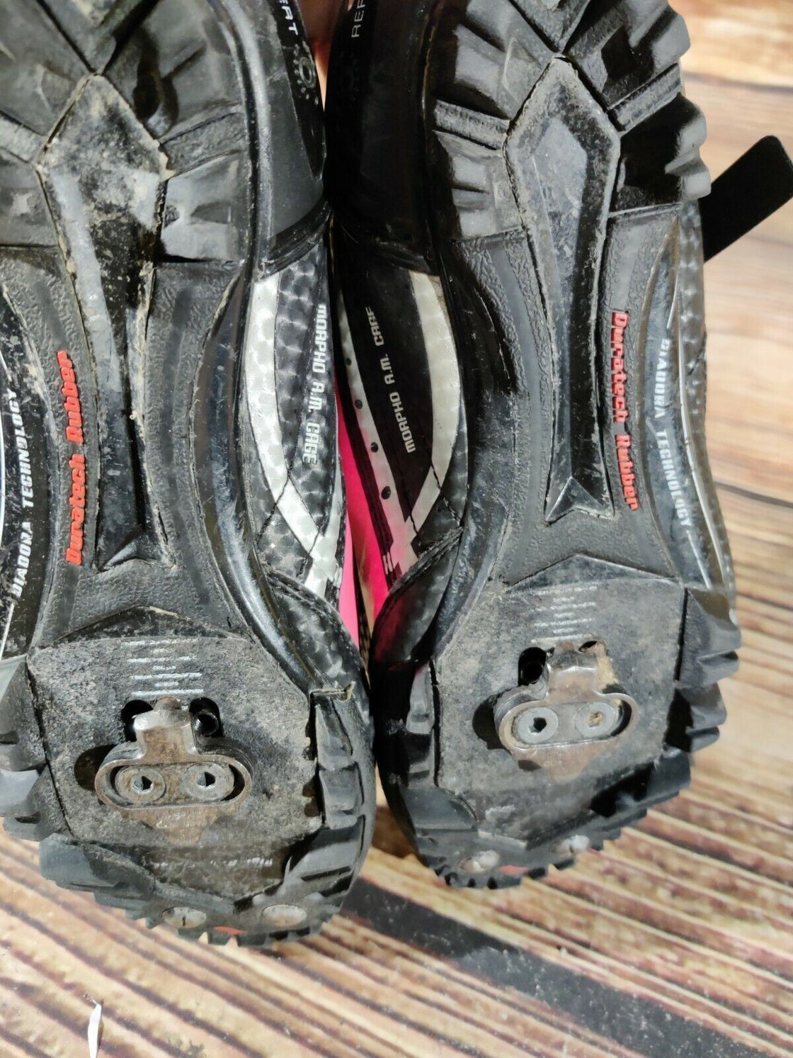 DIADORA Cycling MTB Shoes Mountain Bike Boots 2 Bolts Ladies EU39 US8  cs1033