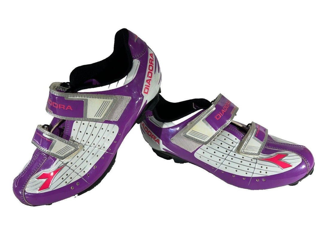 DIADORA X-Trail Cycling Shoes MTB Bike Boots Ladies EU39 US8 Mondo 240 cs197