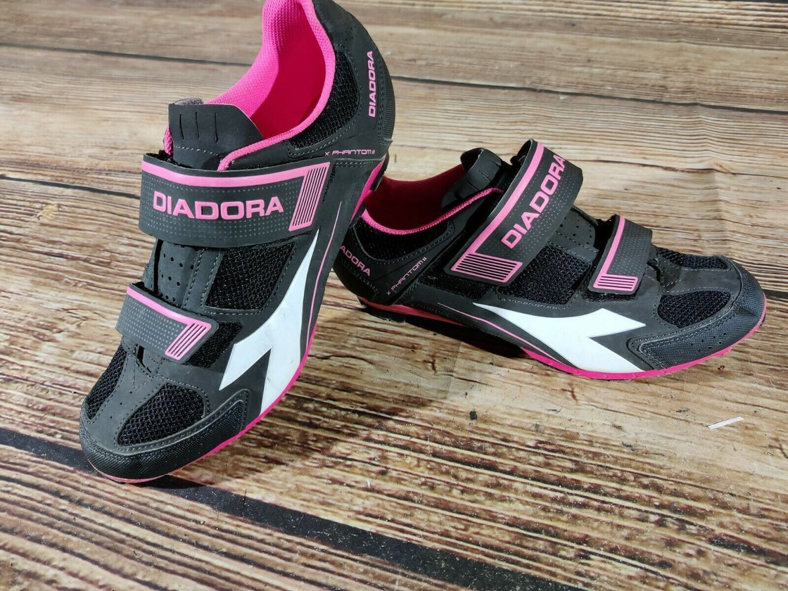 DIADORA XPhantom Cycling MTB Shoes Mountain Bike Boots Ladies EU41 US9.5 cs969