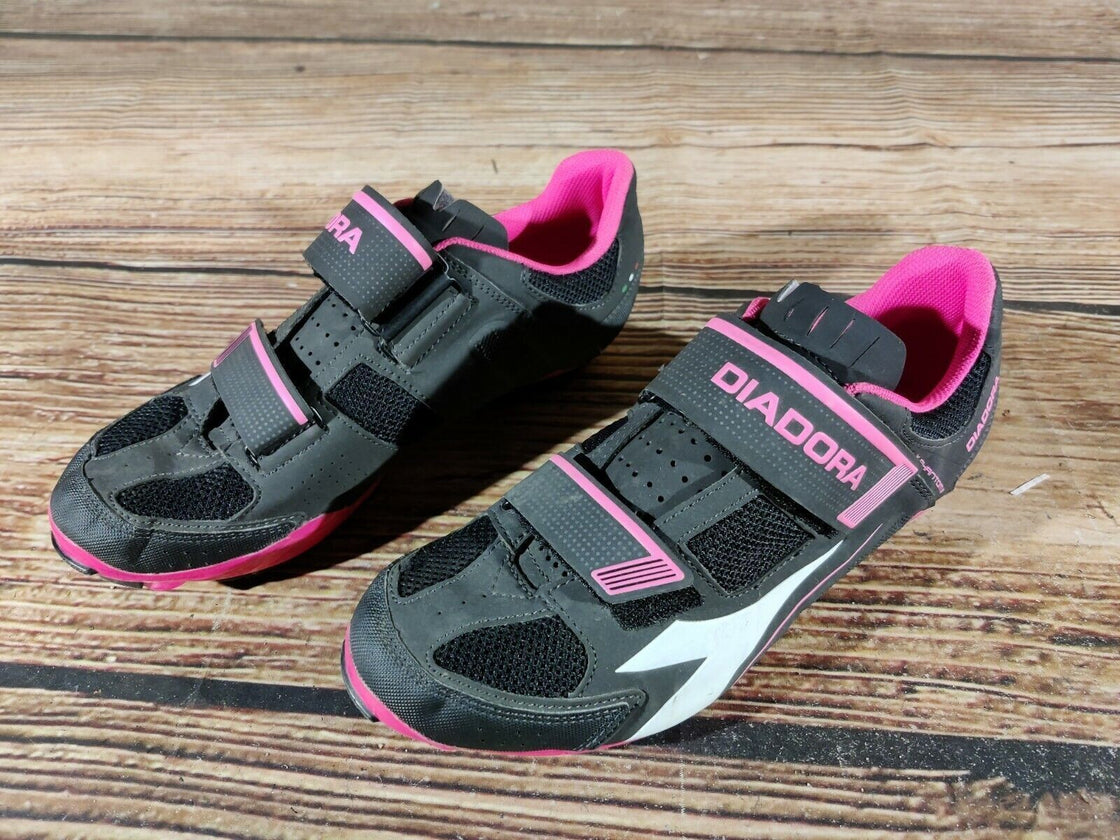DIADORA XPhantom Cycling MTB Shoes Mountain Bike Boots Ladies EU41 US9.5 cs969
