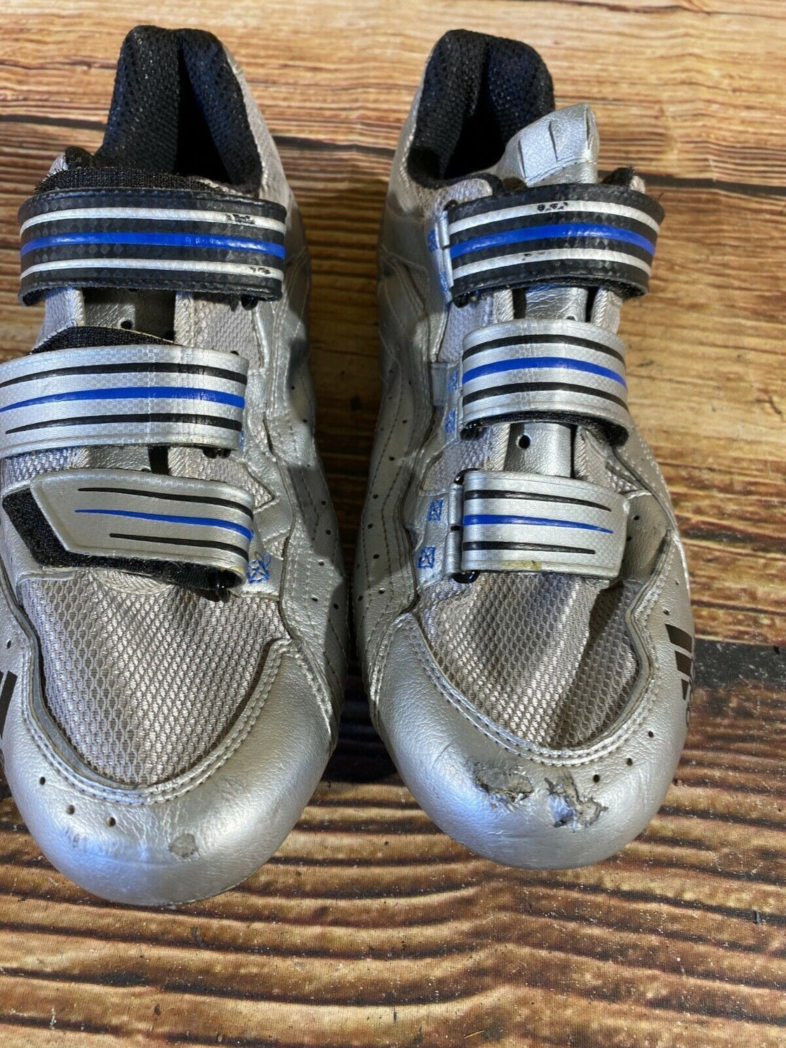 Adidas Road Cycling Shoes Biking Boots 3 Bolts Size EU42 2/3 US9 cs775 Used