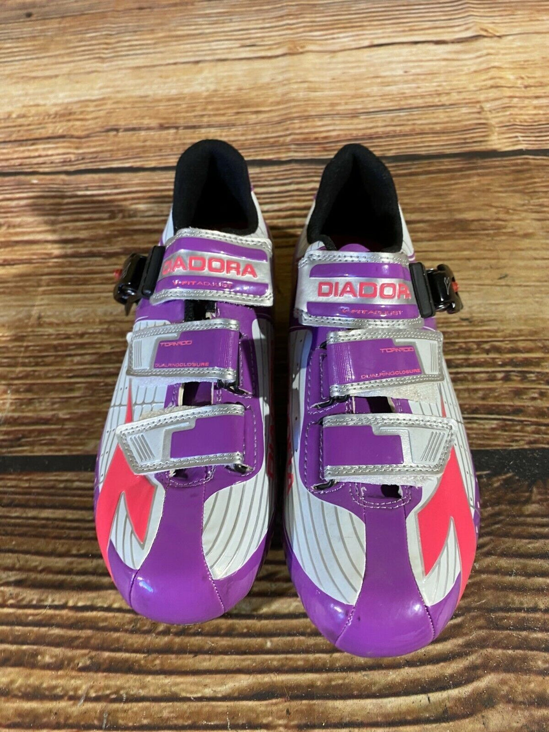 DIADORA TORNADO Road Cycling Shoes Bicycle Shoes Ladies Size EU38 US7  cs829