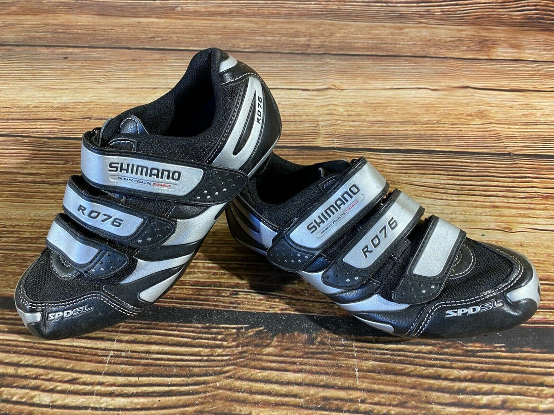 SHIMANO R076 Road Cycling Shoes Biking Boots 3 Bolts Size EU38 US5.2 cs919