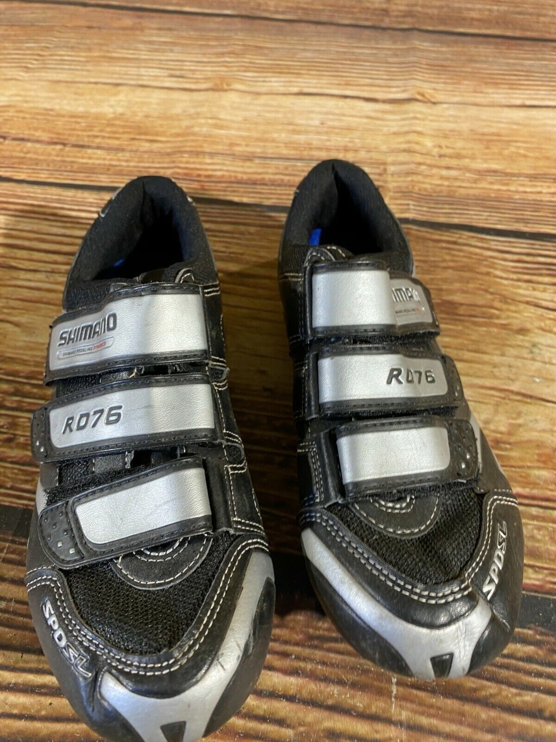 SHIMANO R076 Road Cycling Shoes Biking Boots 3 Bolts Size EU38 US5.2 cs919