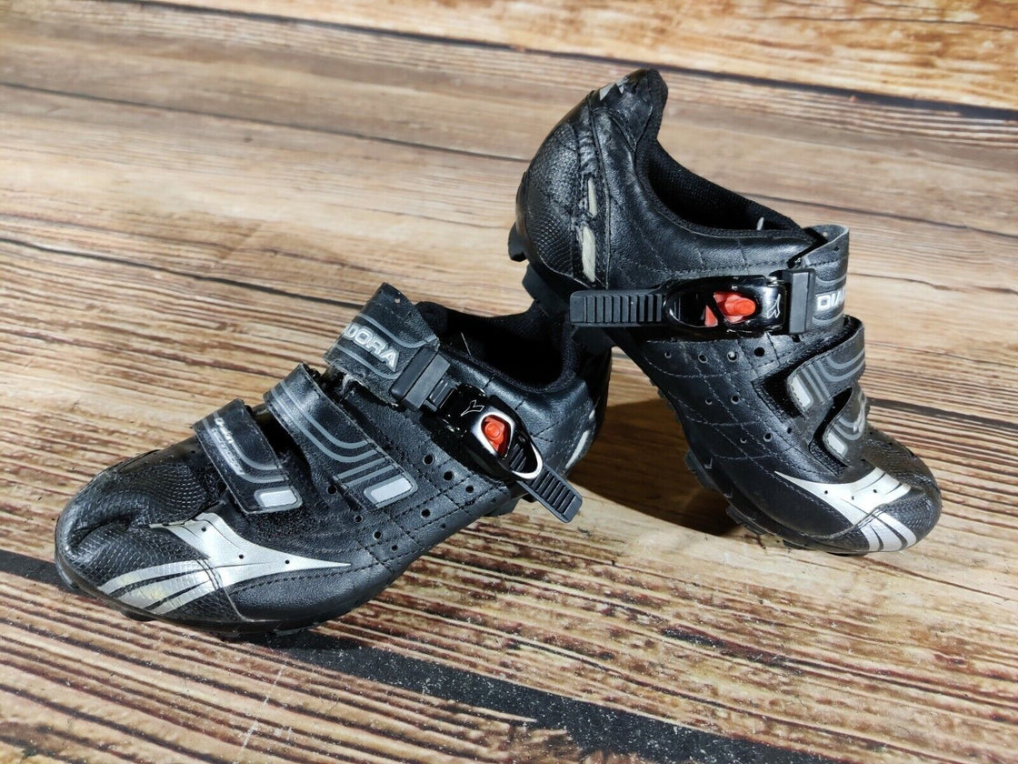 DIADORA Cycling MTB Shoes Mountain Biking Boots 2 Bolts Size EU38 US5.5 cs982