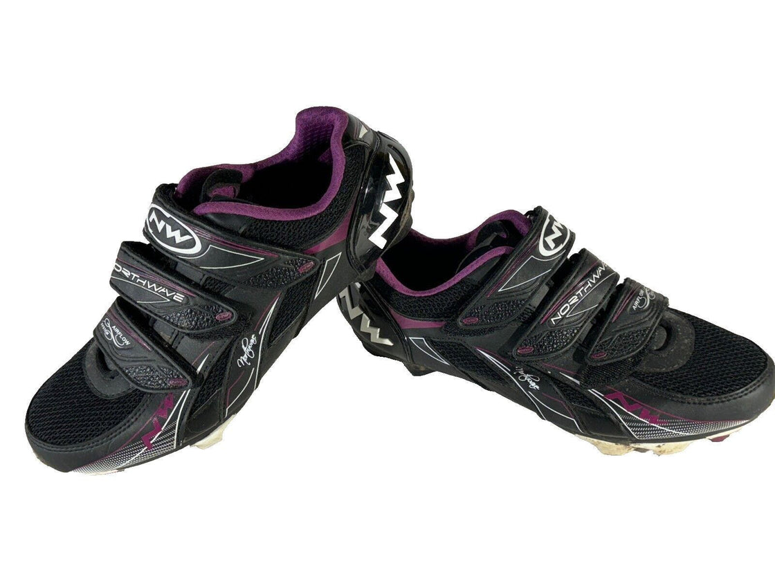 NORTHWAVE Angel Cycling MTB Shoes Mountain Ladies EU41 US8.5 Mondo 262 cs247