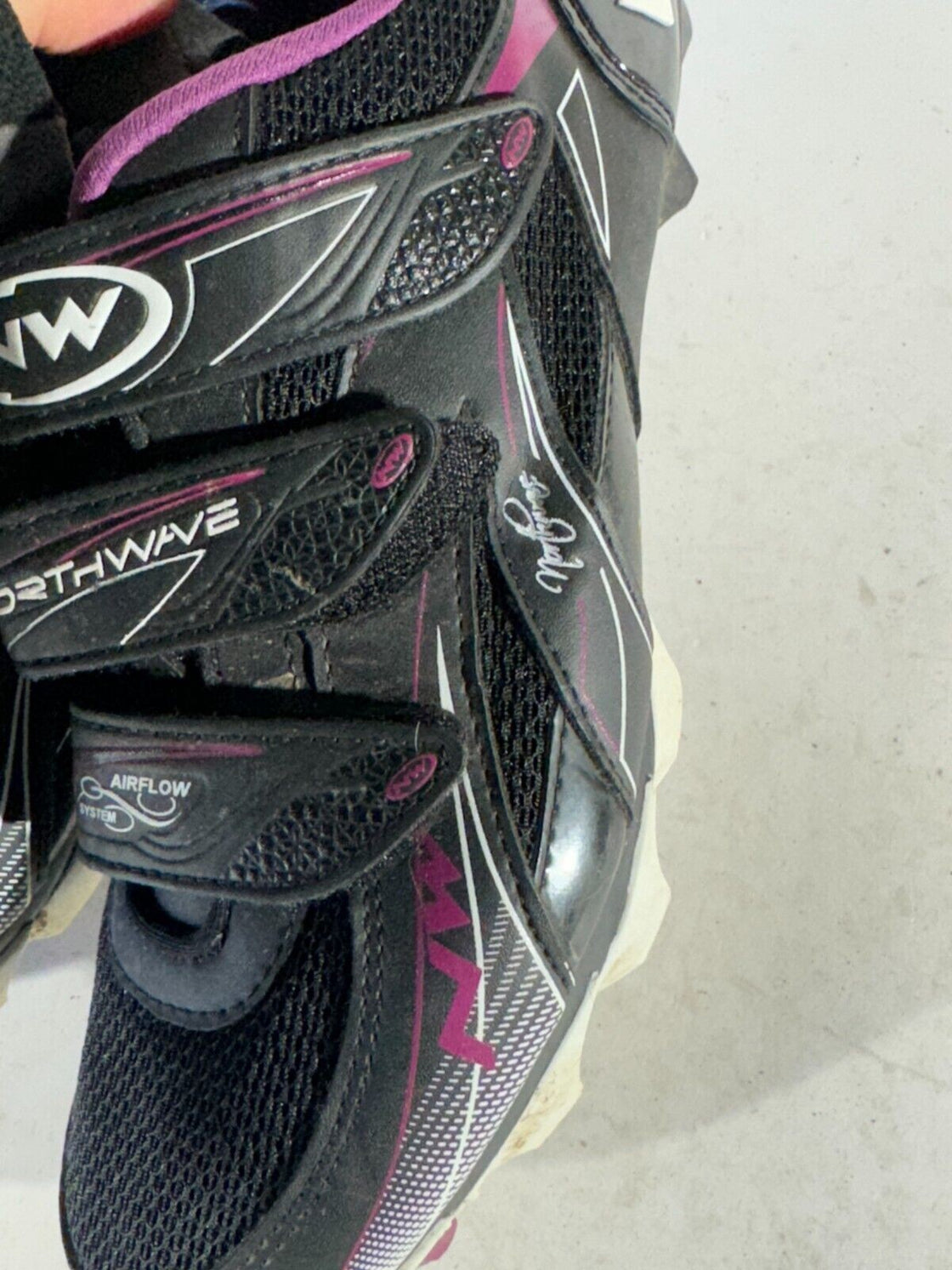 NORTHWAVE Angel Cycling MTB Shoes Mountain Ladies EU41 US8.5 Mondo 262 cs247