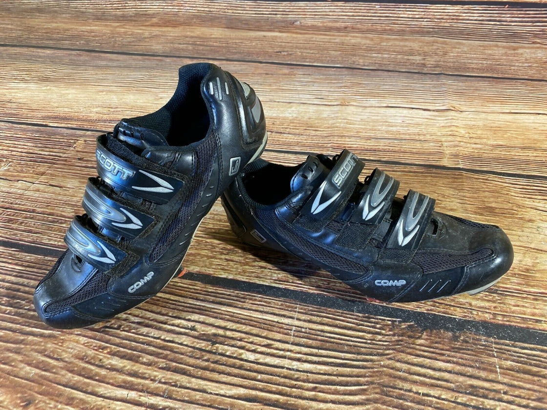 SCOTT Comp Road Cycling Shoes Biking Boots 3 Bolts Size EU42 US8.5 cs749